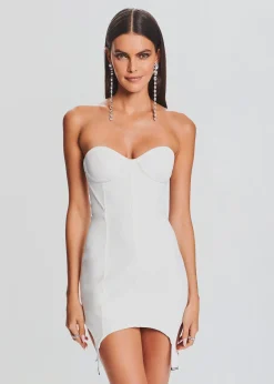 Retrofete Tegan Dress White Discount