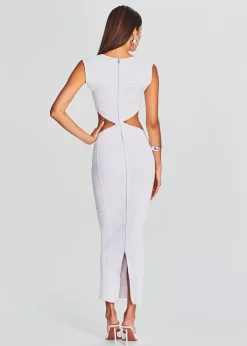 Retrofete Tempo Bandage Knit Dress White Fashion