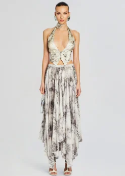 Retrofete Traci Skirt Vintage Snake New