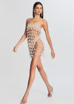 Retrofete Tulum Pearl Dress White Cheap