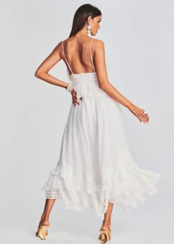 Retrofete Tyra Long Dress White Shop