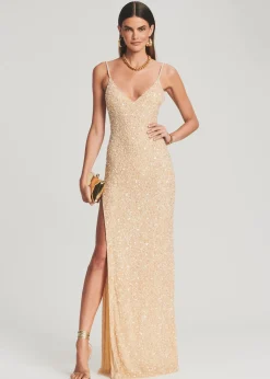 Retrofete Valencia Sequin Dress Sea Shell Shop