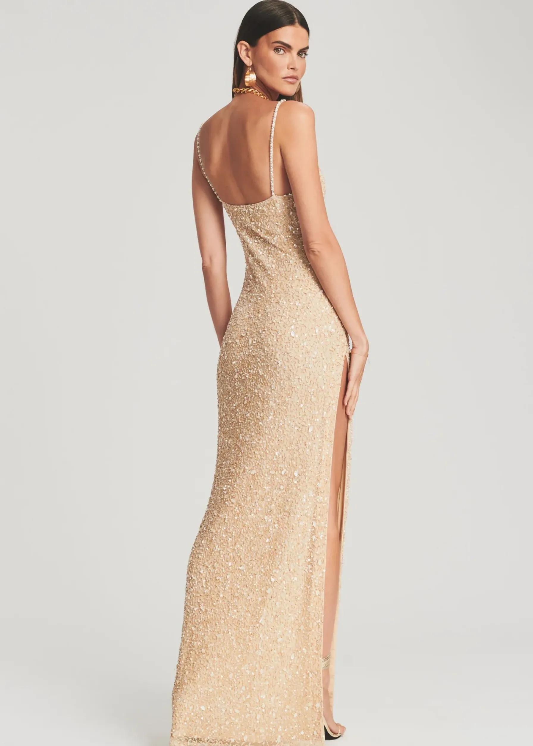 Retrofete Valencia Sequin Dress Sea Shell Shop