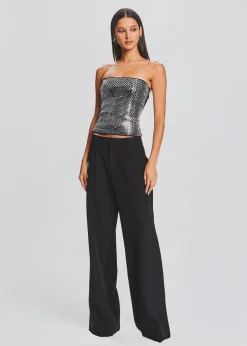 Retrofete Valery Embellished Knit Top Black Online