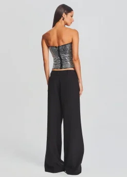 Retrofete Valery Embellished Knit Top Black Online