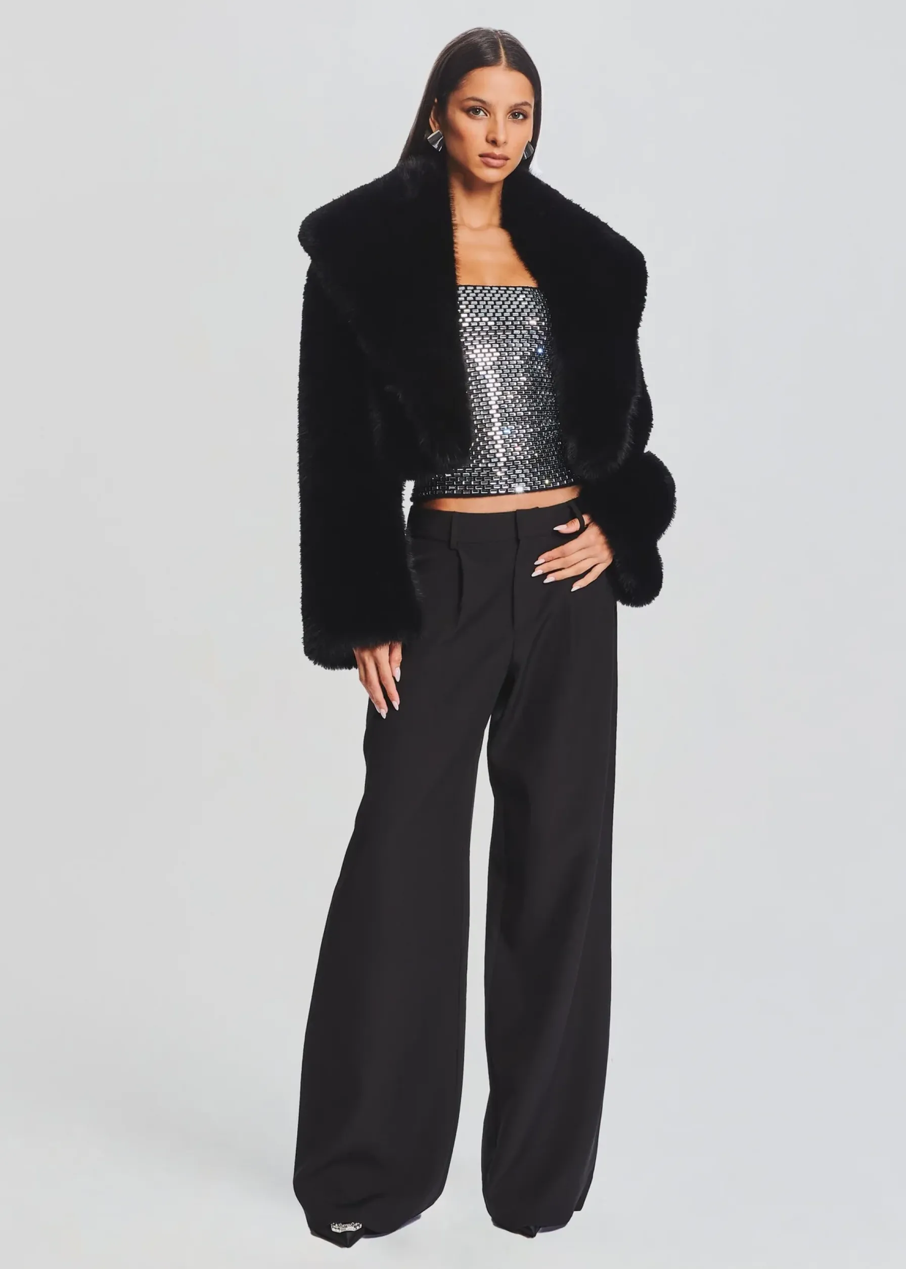 Retrofete Valery Embellished Knit Top Black Online