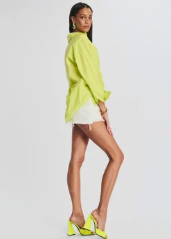 Retrofete Vanessa Denim Mini Skirt White Discount