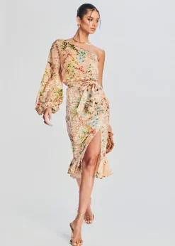 Retrofete Veena Long Dress Nude Cheap
