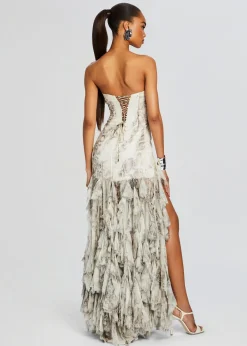 Retrofete Verena Silk Dress Vintage Snake Store