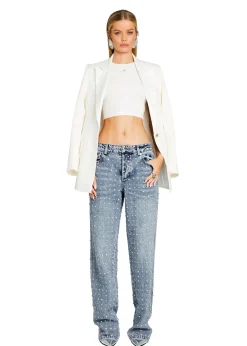 Retrofete Vero Embellished Denim Pant Tangier Sale