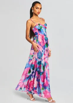 Retrofete Vesa Corset Long Dress Multicolor Best Sale