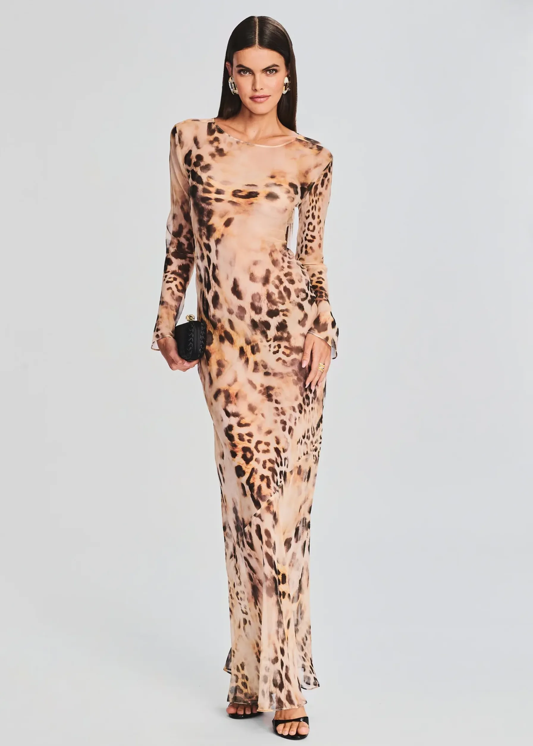Retrofete Vienna Silk Dress Vintage Cheetah Best Sale