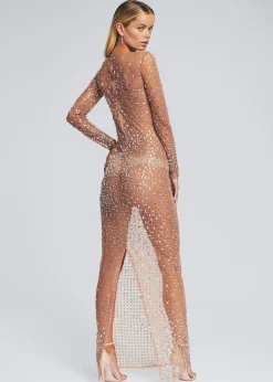 Retrofete Vinci Sequin Dress Silver/Nude Fashion