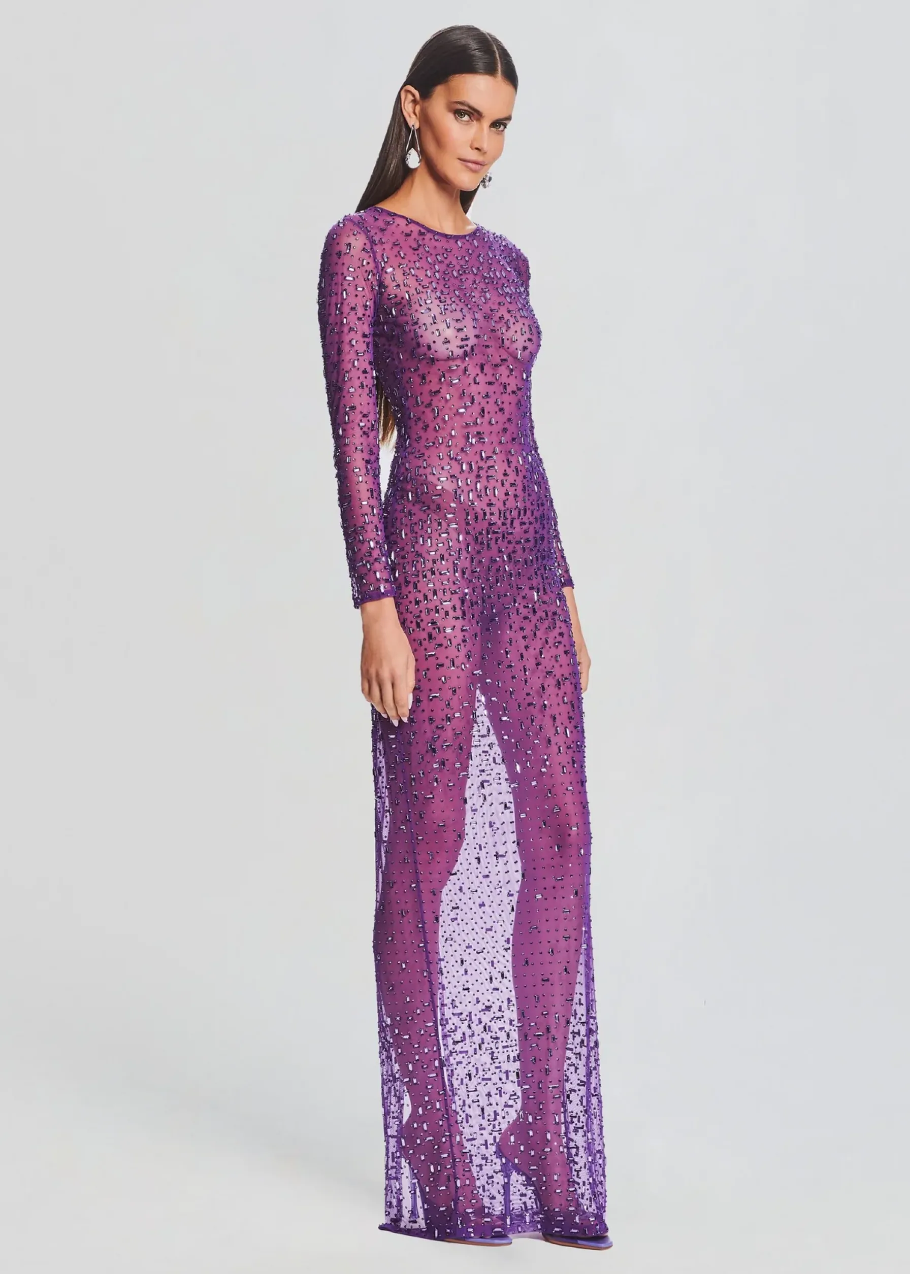 Retrofete Vinci Sequin Dress Amethyst Store