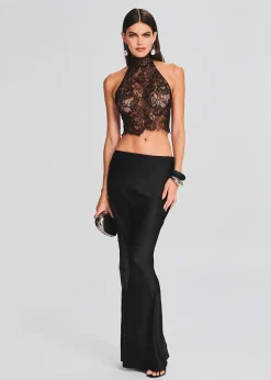 Retrofete Violet Lace Top Black Store