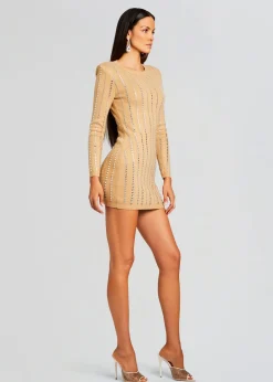 Retrofete Virginia Embellished Knit Dress Tannin Store