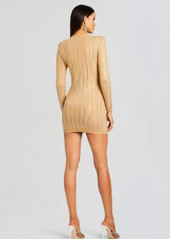 Retrofete Virginia Embellished Knit Dress Tannin Store
