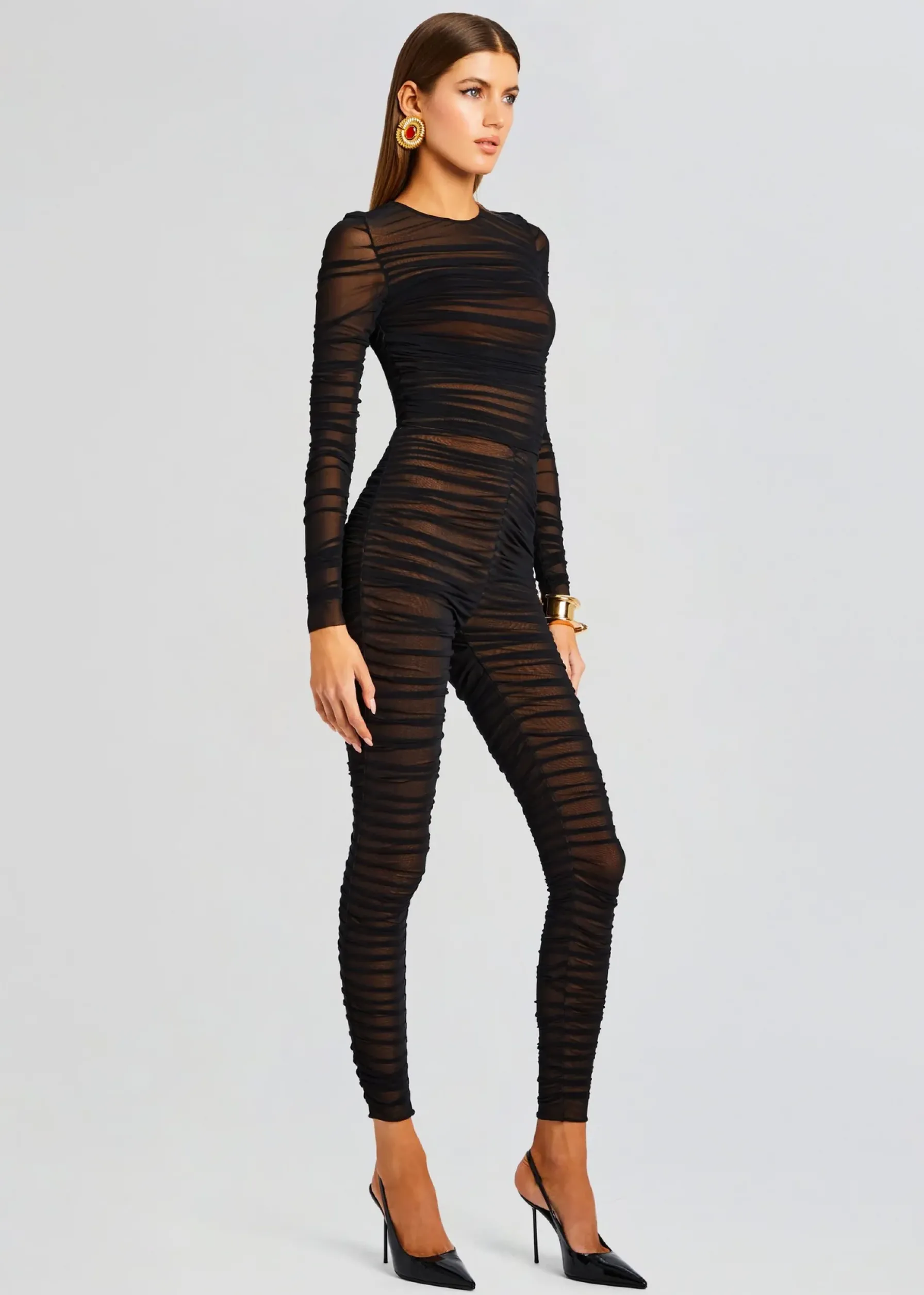 Retrofete Virgo Catsuit Black Cheap