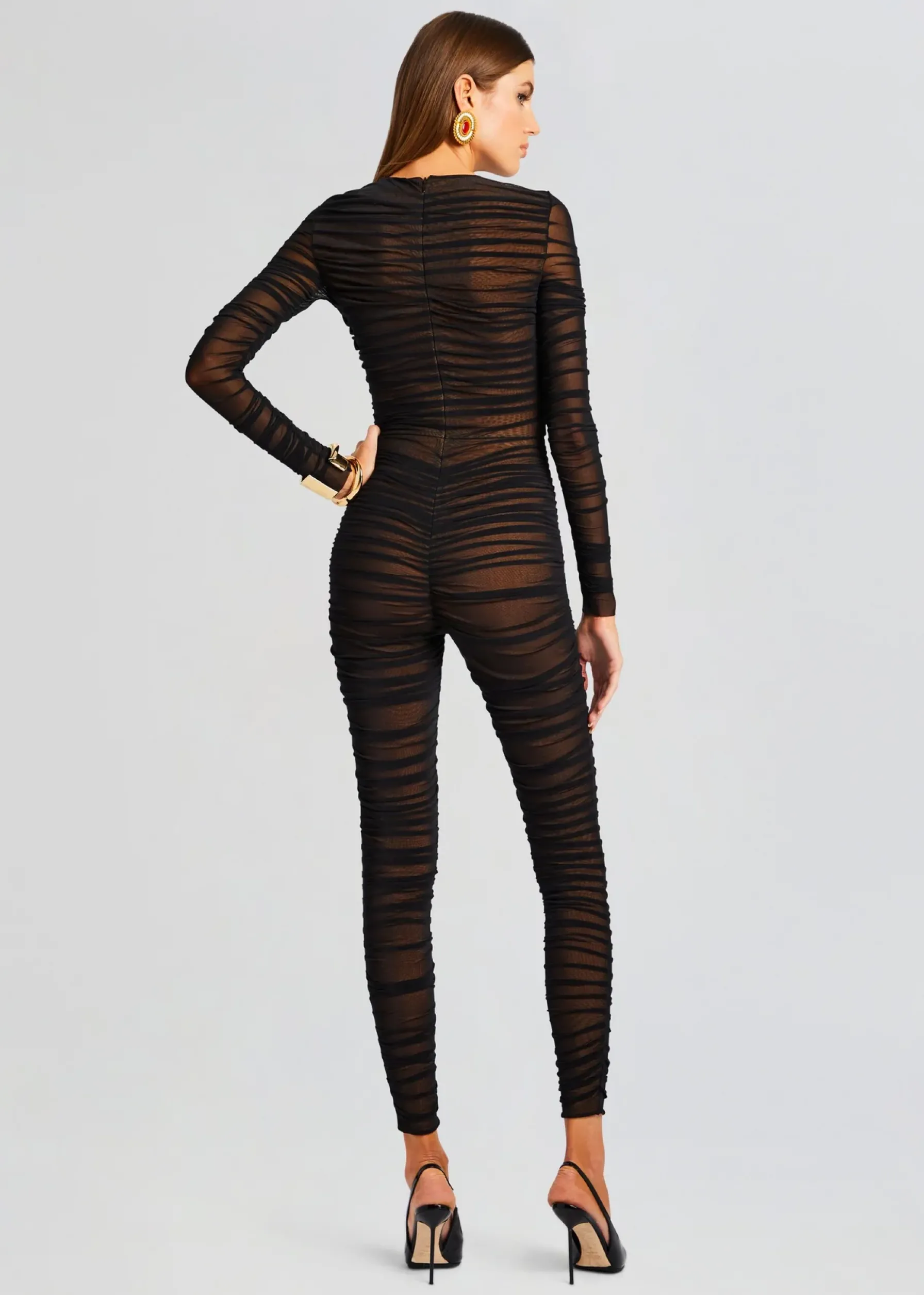 Retrofete Virgo Catsuit Black Cheap