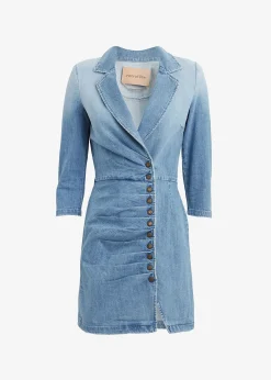 Retrofete Willa Dress Light Blue Stone Clearance