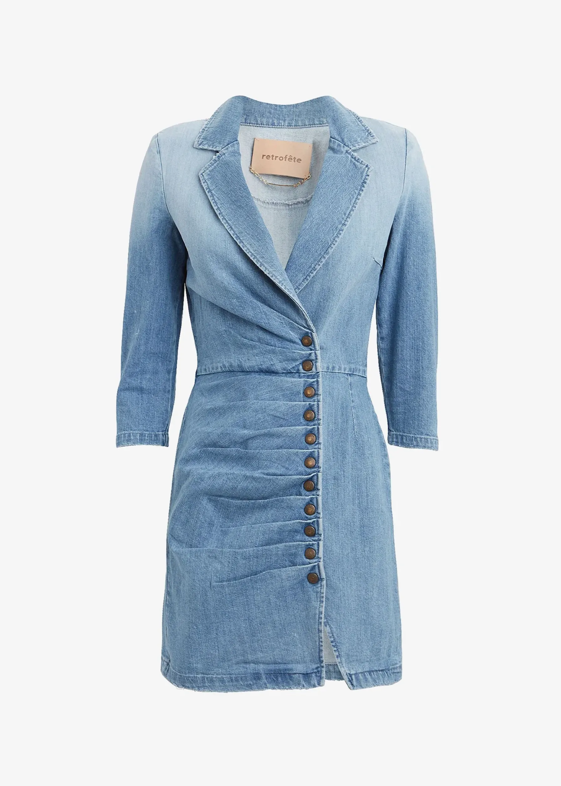 Retrofete Willa Dress Light Blue Stone Clearance