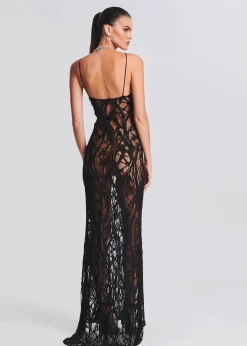 Retrofete Winnie Embellished Lace Dress Black Shop