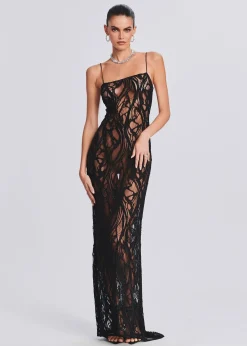 Retrofete Winnie Embellished Lace Dress Black Shop