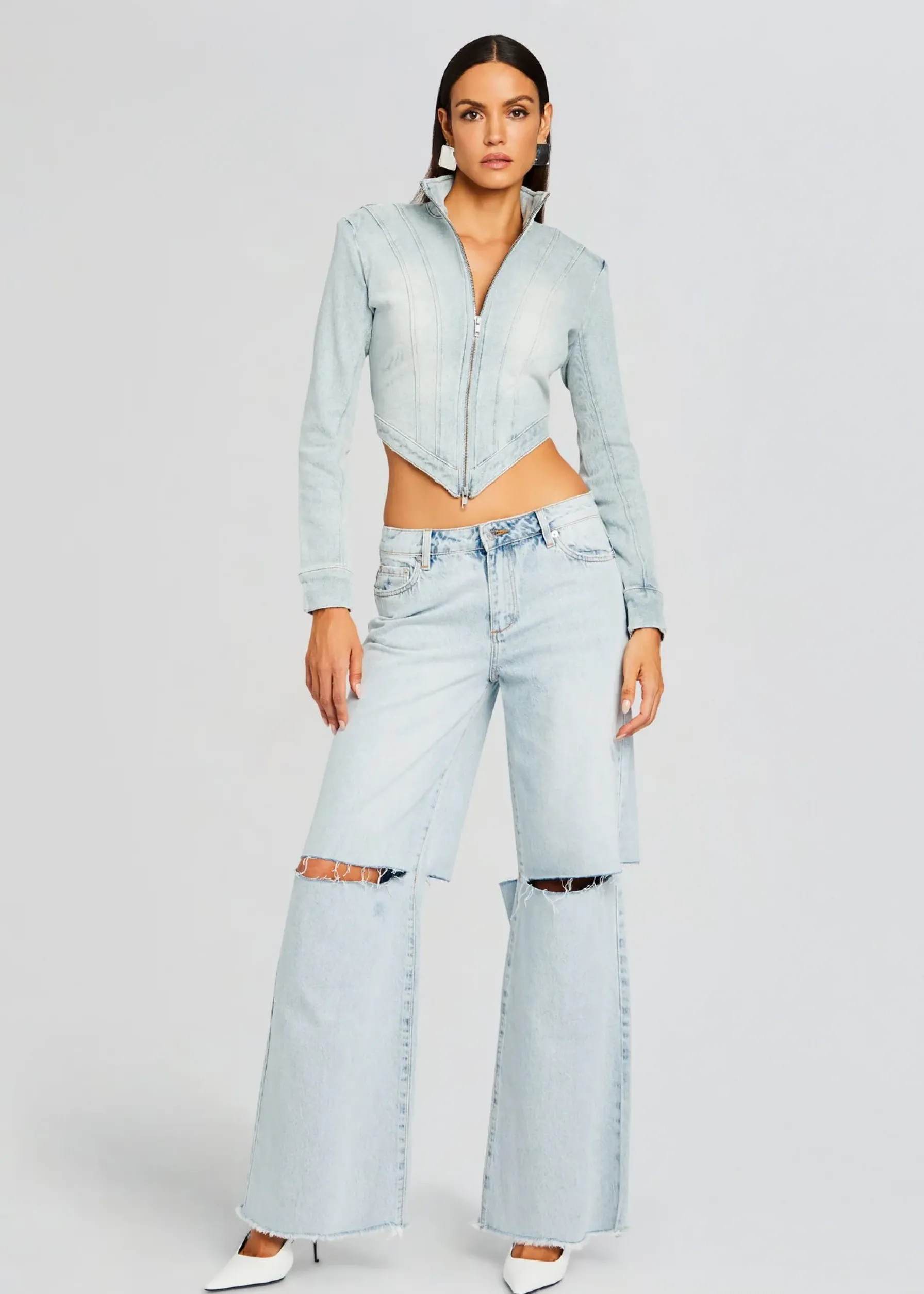 Retrofete Wrenley Low-Rise Jean Skylight Flash Sale