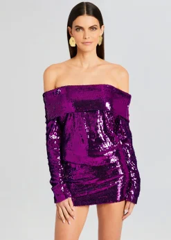 Retrofete Wyn Sequin Dress Amethyst Flash Sale