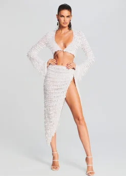 Retrofete Yara Crochet Top White Best