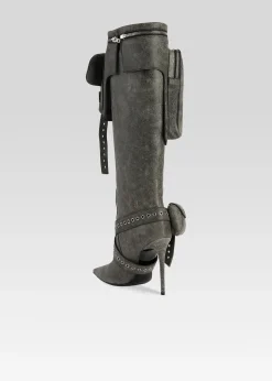 Retrofete Yasmine Boot Vintage Black Clearance