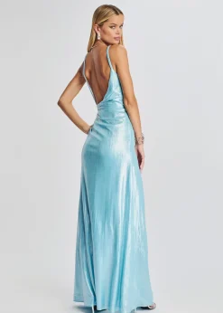 Retrofete Yesi Dress Blue Silver Store