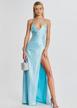 Retrofete Yesi Dress Blue Silver Store