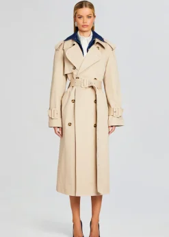 Retrofete York Trench Coat Oxford Discount