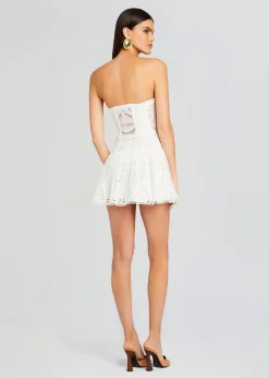 Retrofete Zannick Short Dress White Samoa Best
