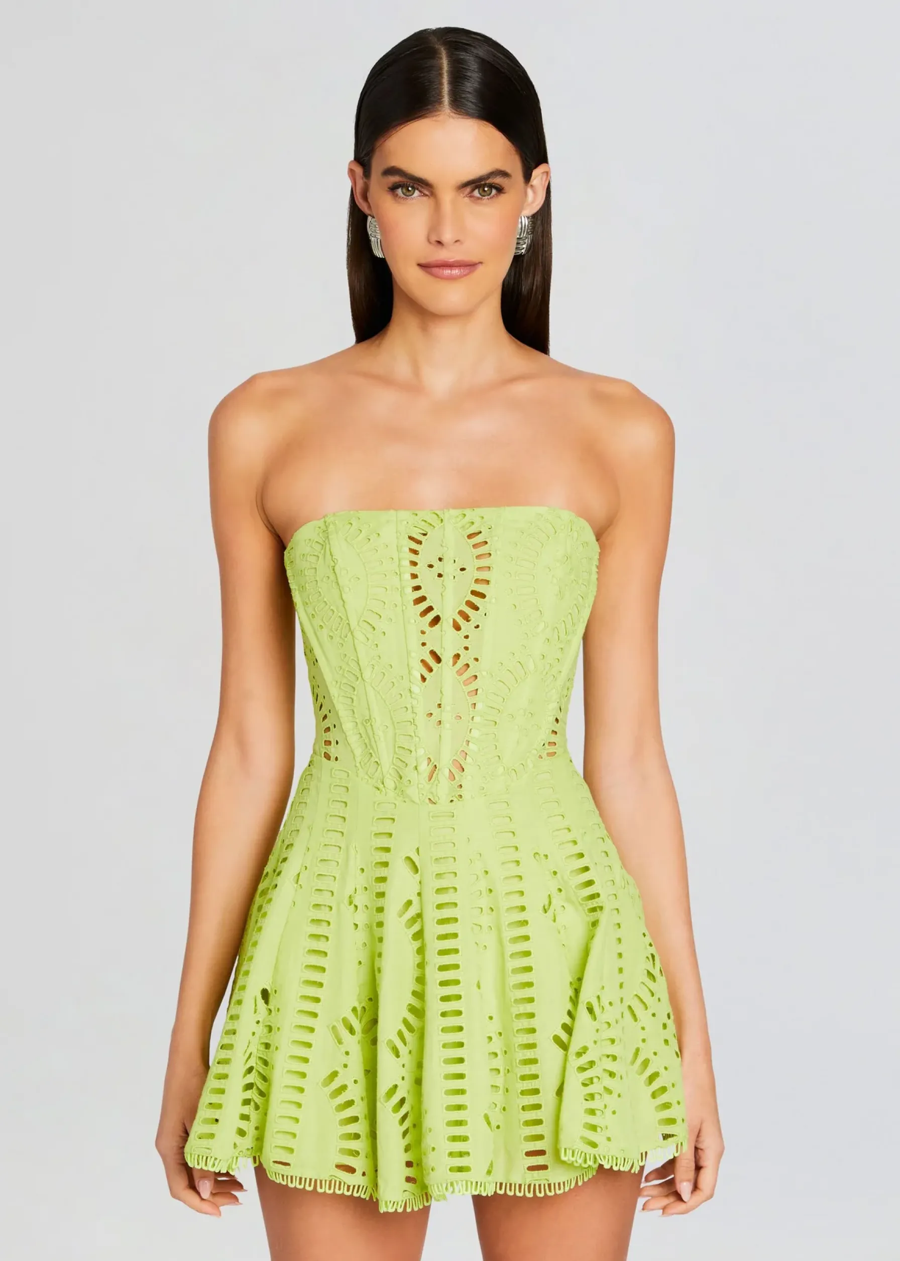 Retrofete Zannick Short Dress Lime Punch Fashion