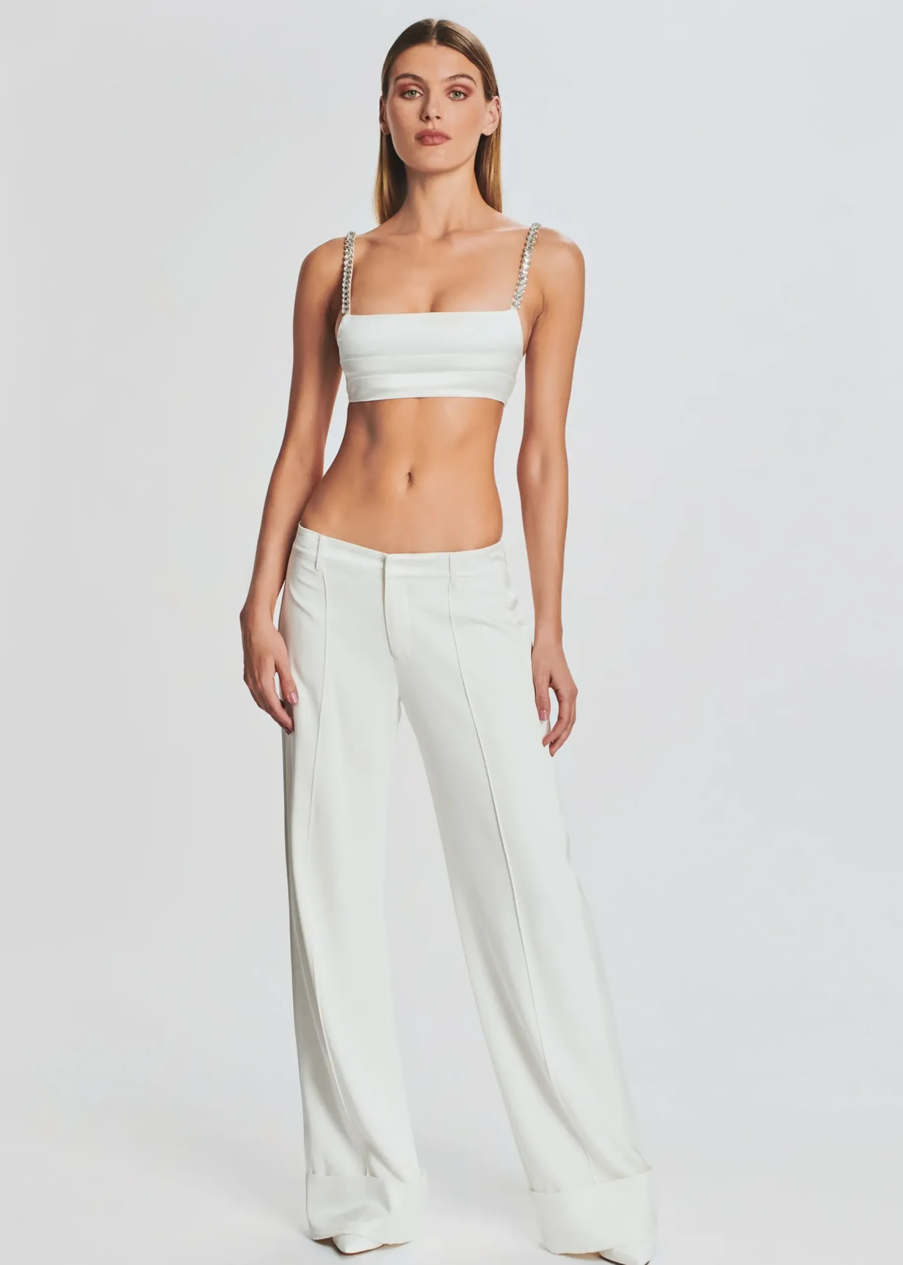 Retrofete Zeke Bra White/Crystal Clearance